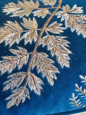 Felce Fern Velvet Pillow