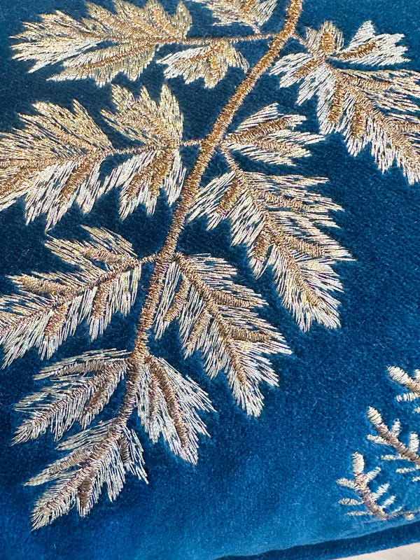 Felce Fern Velvet Pillow