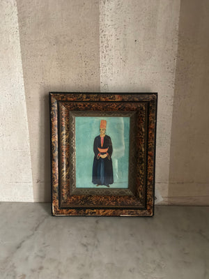 Sultan in Navy Robe