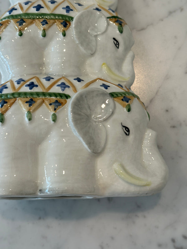 Elephant Tower Candlestick Holder