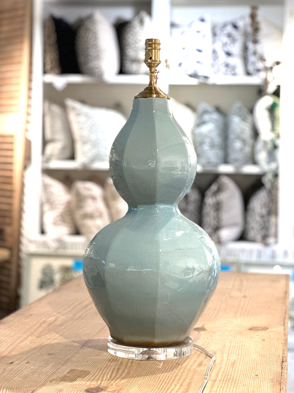 Celeste Pleated Orb Lamp