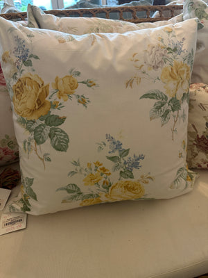 Jane Churchill Yellow Roses Pillow