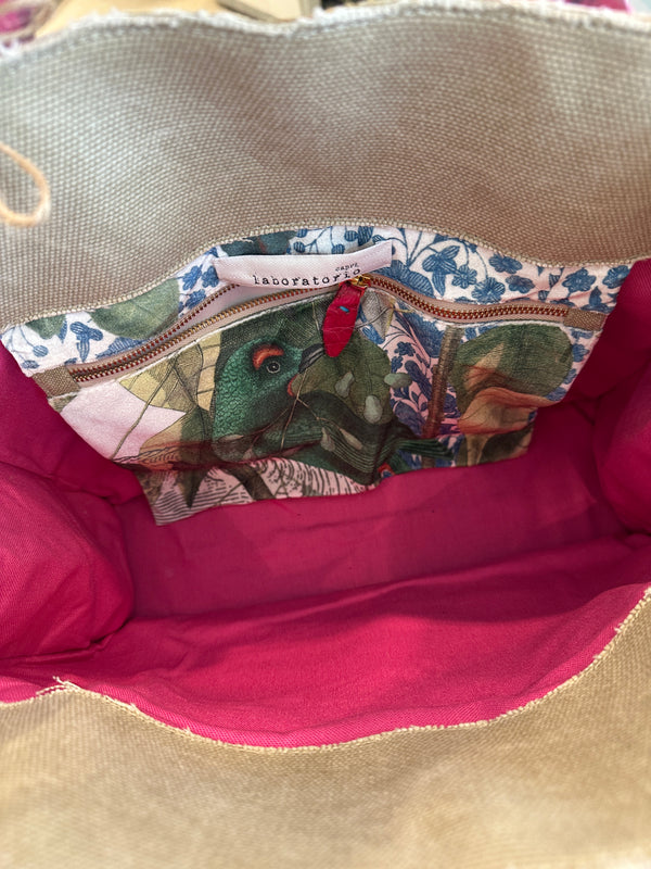 Croc Handle Tote Large