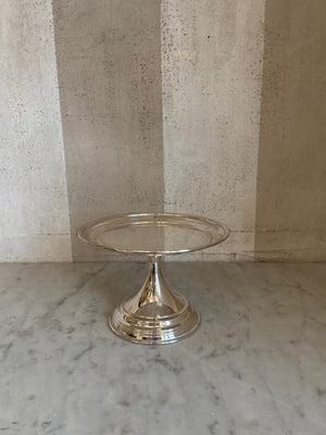 Silver Pedestal Cake Stand