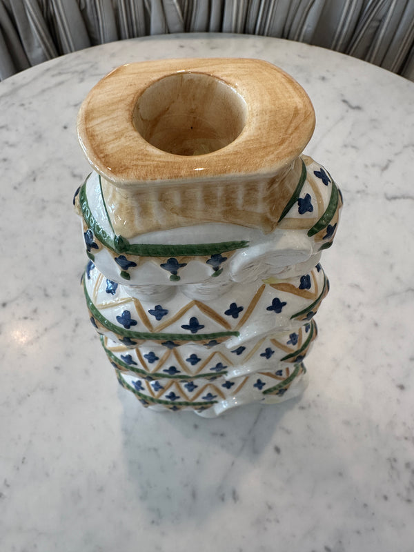 Elephant Tower Candlestick Holder