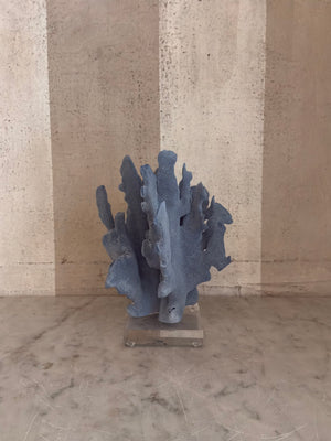 Azure Coral Sculpture