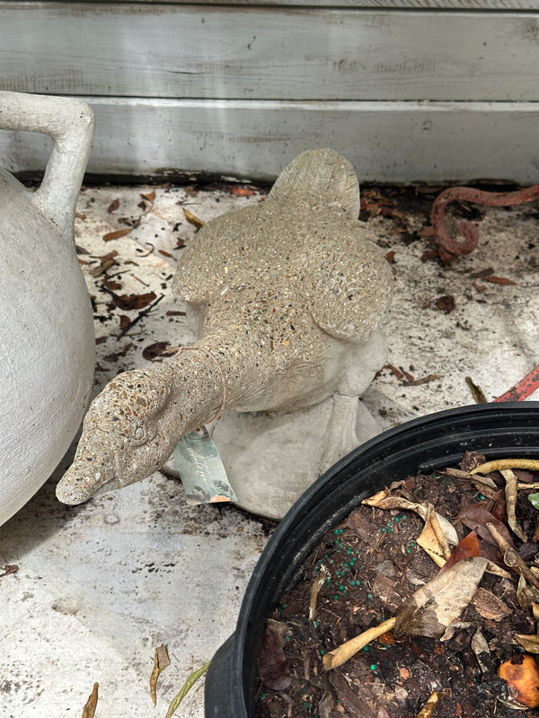 Antique Stone Duck