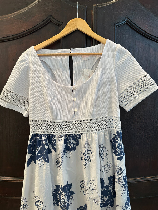 Brigitta Long Dress Edge of Roses