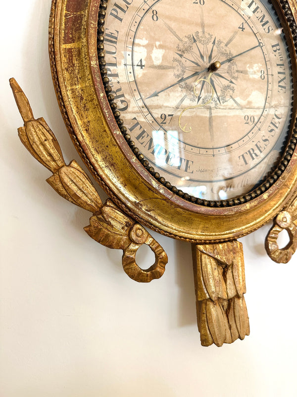 Clairmont Giltwood Barometer