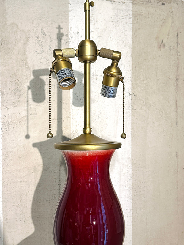 Garnet Glaze Lamp