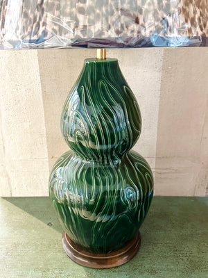Thyme Harbin Faux Bois Table Lamp