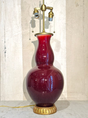 Garnet Glaze Lamp