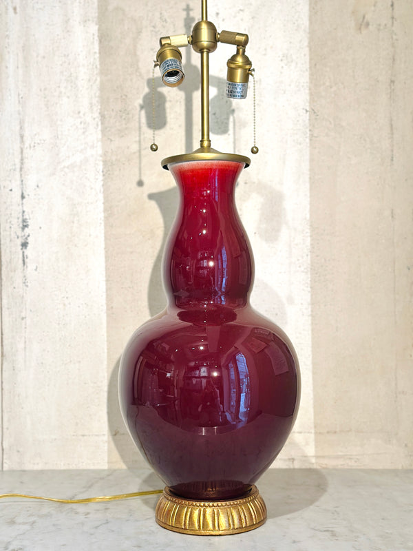 Garnet Glaze Lamp