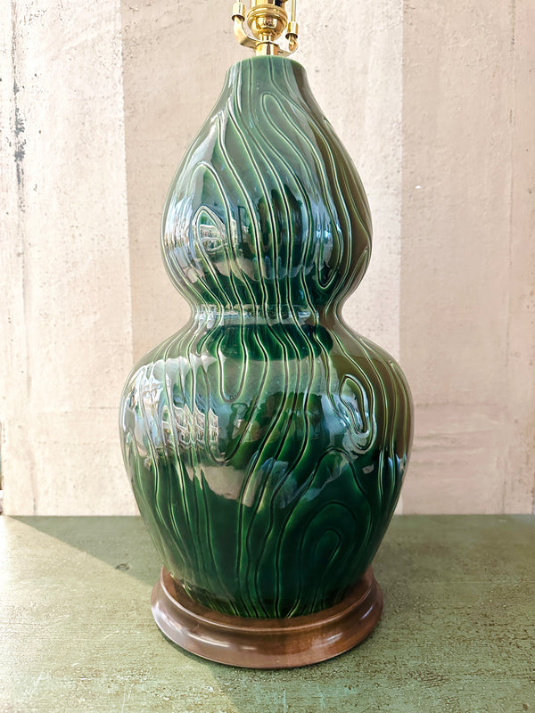 Thyme Harbin Faux Bois Table Lamp