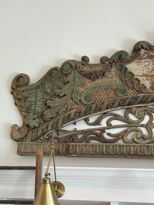 Antique Vittoria Wood Panel