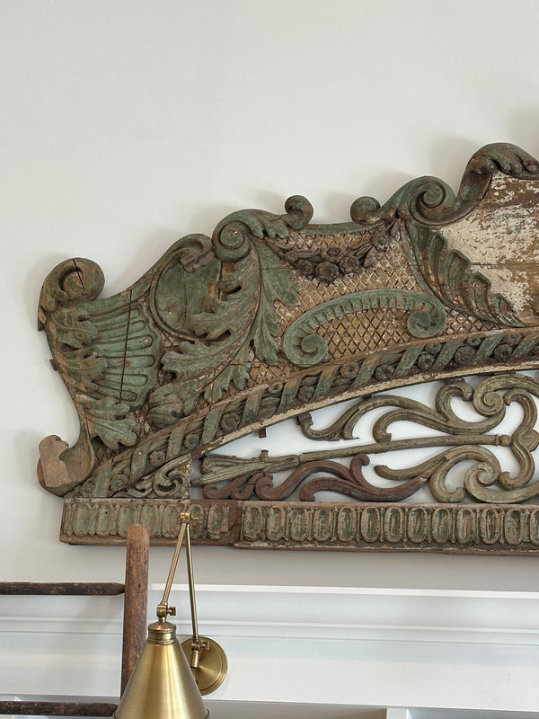 Antique Vittoria Wood Panel
