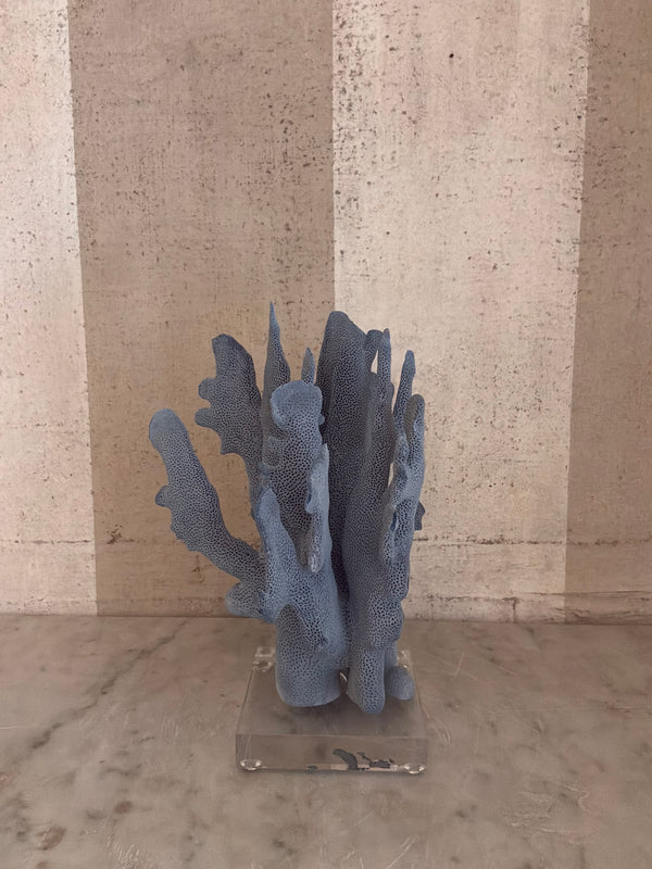 Azure Coral Sculpture