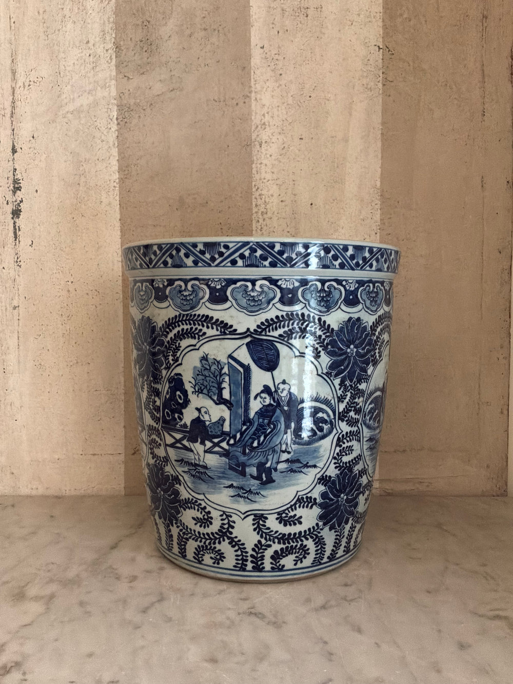 Ming Court Tall Oriental Planter