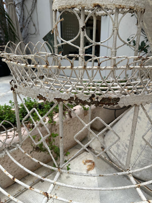 Antique Wire Plant Stand