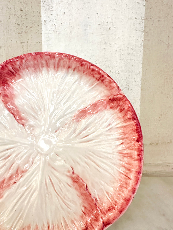 Pink/Cream Radicchio Salad Plate