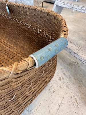 Vintage Handled Basket