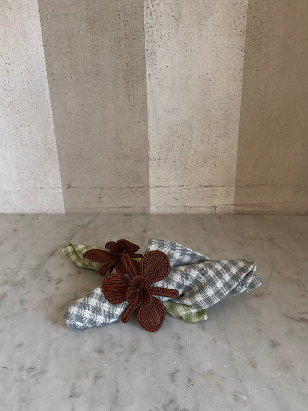 Orchid Napkin Rings – Set of 6