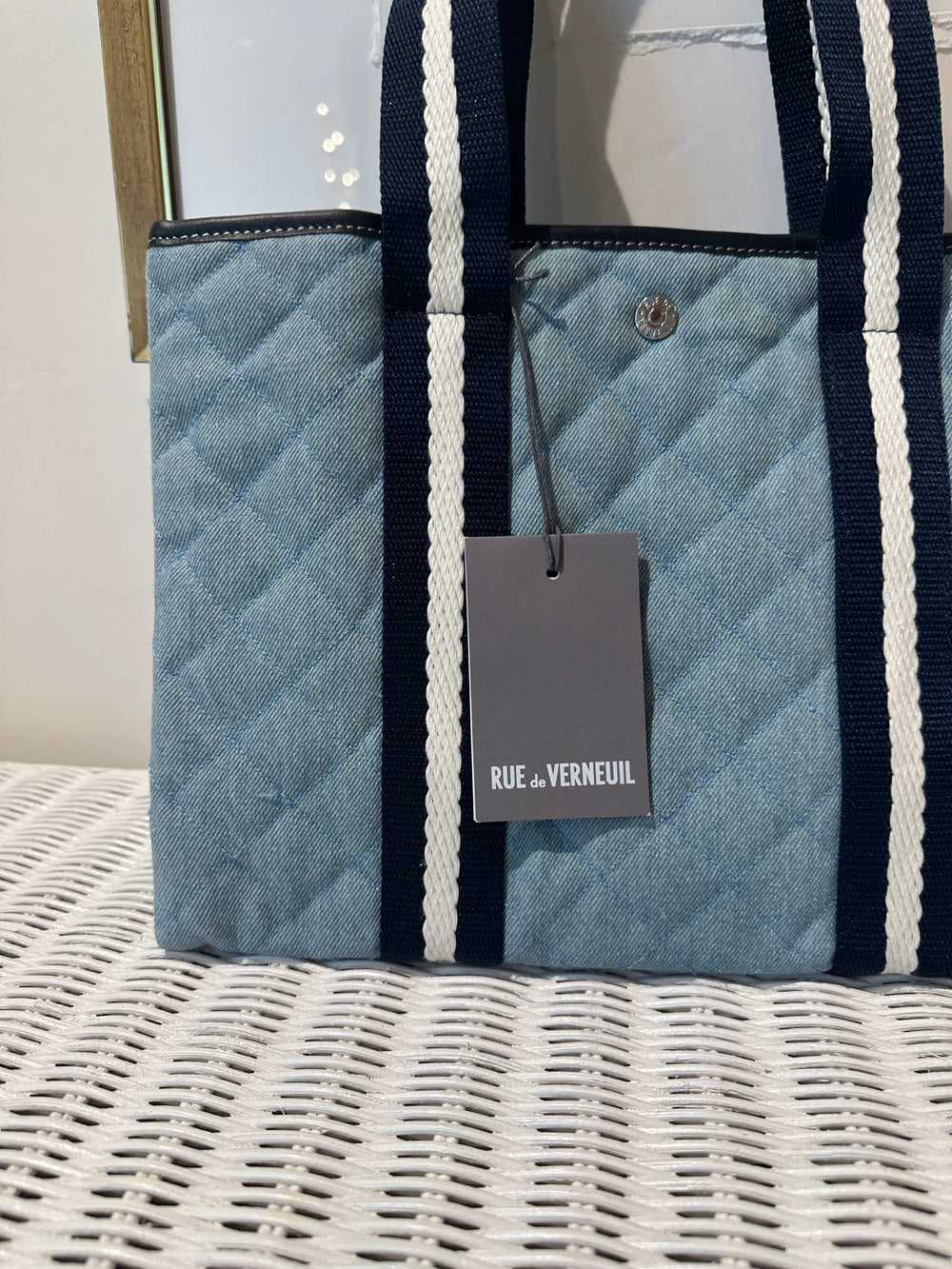 Traversée-Quilt Denim-Pale Blue-MED