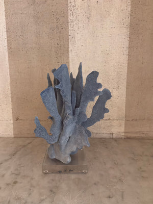Azure Coral Sculpture