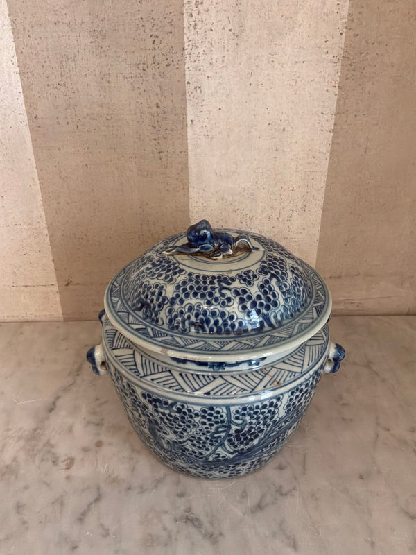 Cobalt Grove Lidded Jar