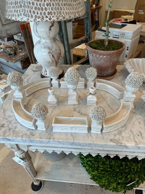 Bianco Candela Topiary Set