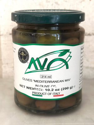 Mediterranean Olive Mix in Olive Oil