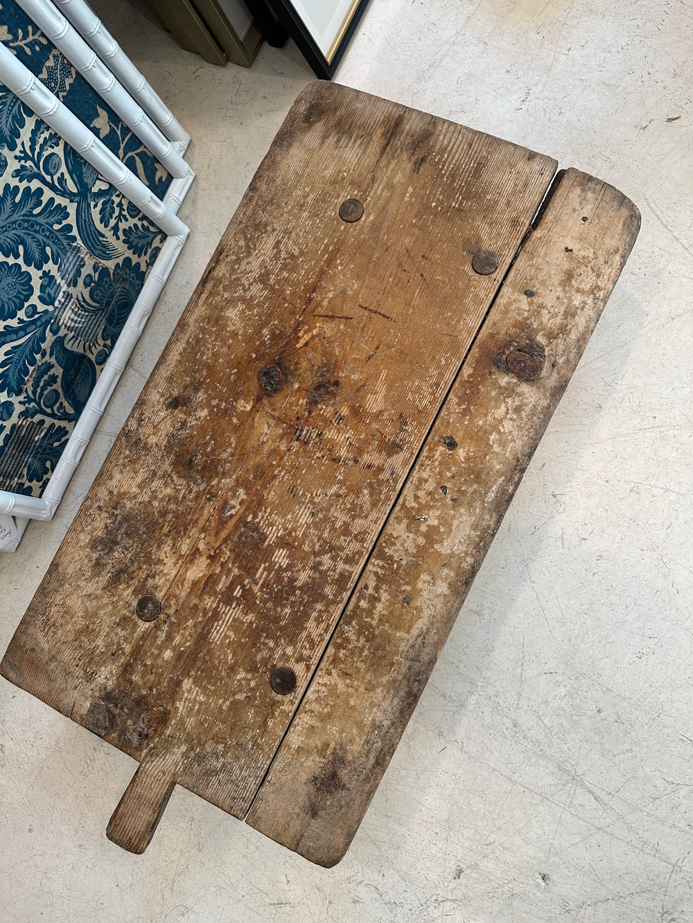 Large Footed Wood Cutting Board