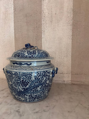Cobalt Grove Lidded Jar