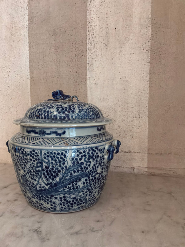 Cobalt Grove Lidded Jar