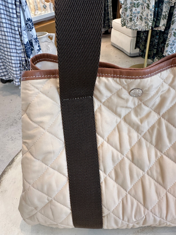 Quilted Traversee, Medium Beige