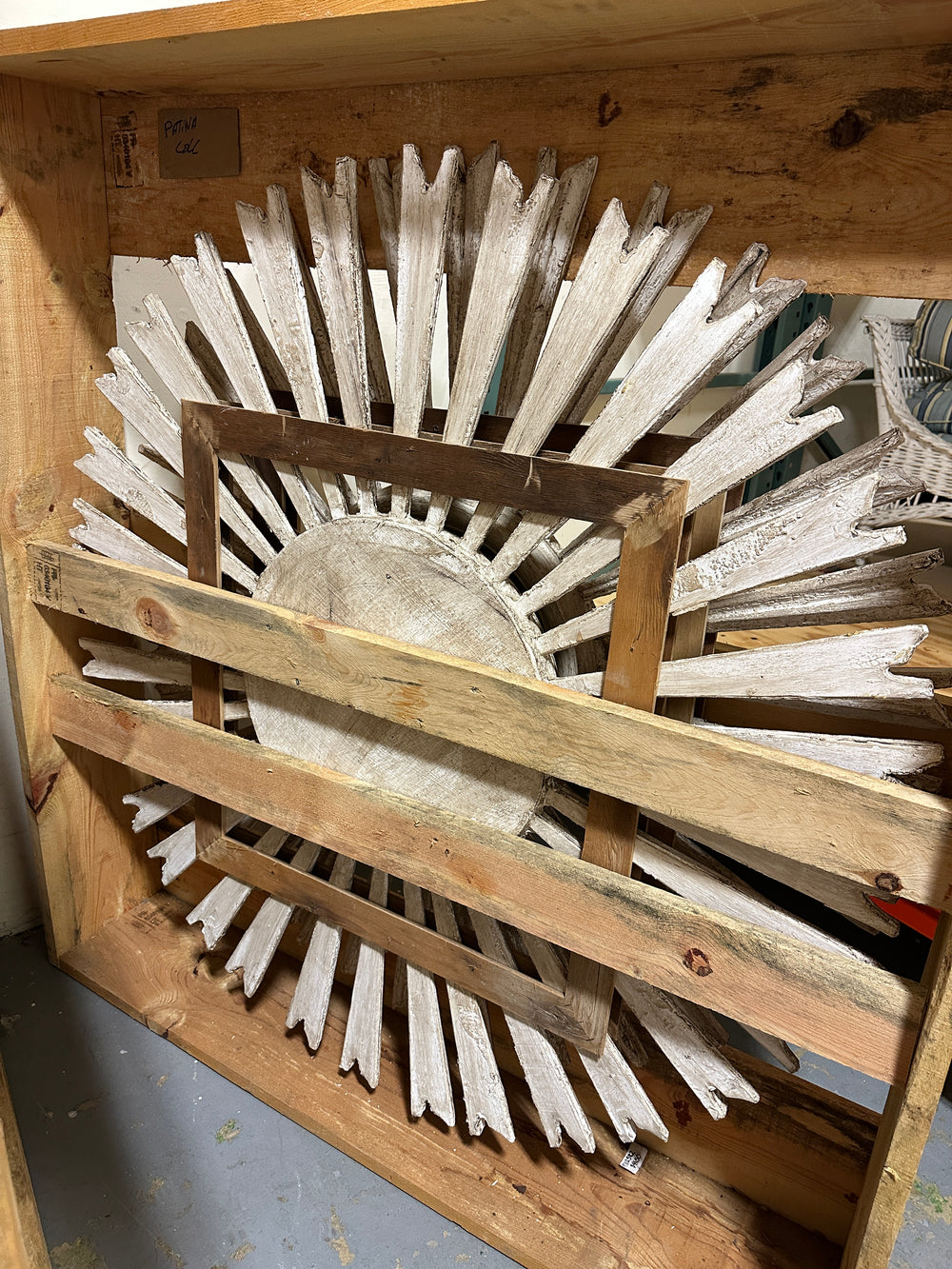 Carved Sunburst Mirror XLarge