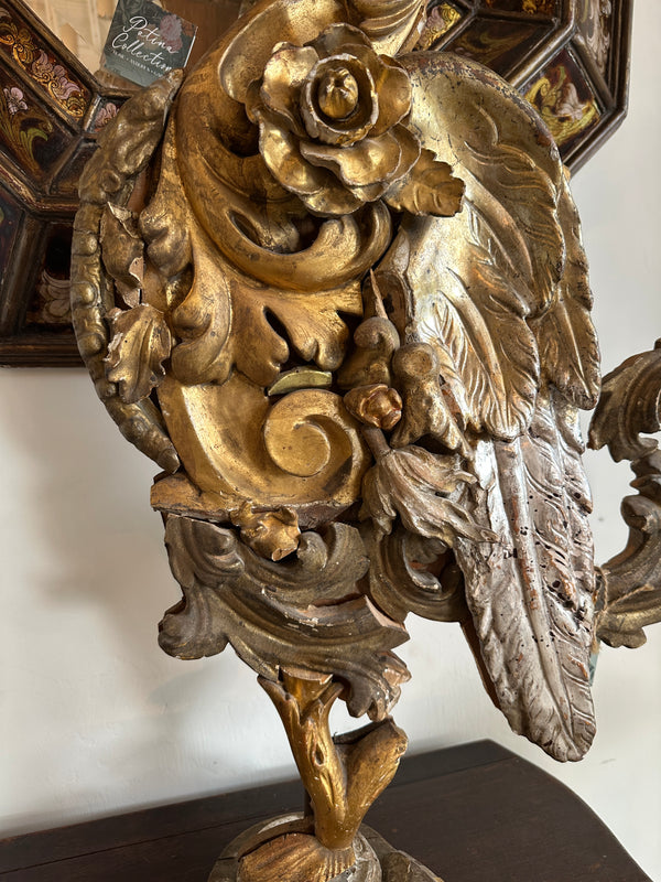 Italian Fragment Rooster Sculpture