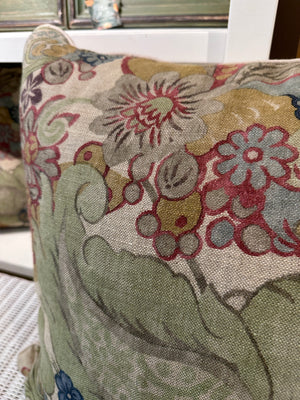 Fortuny Pillows Green/Gold
