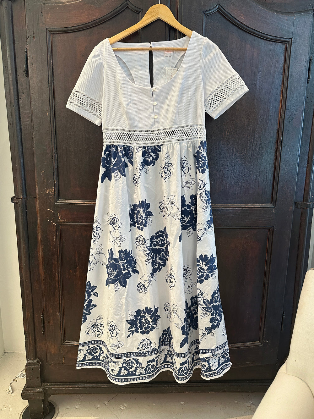 Brigitta Long Dress Edge of Roses