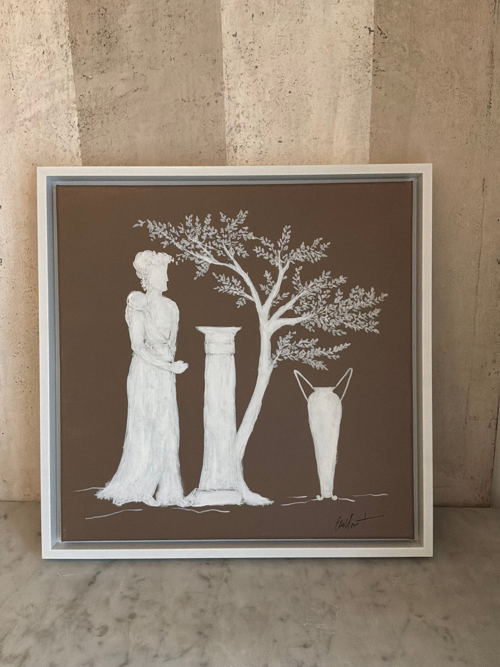 Greek Woman in the Woods Artwork