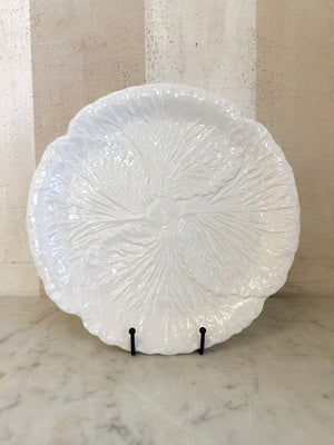 White Radicchio Dinner Plate