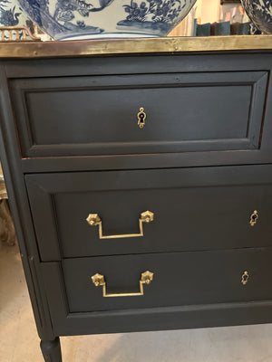 Antique Louis XVI Marble Top Commode
