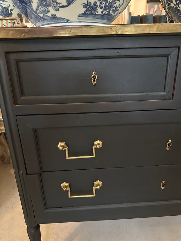 Antique Louis XVI Marble Top Commode
