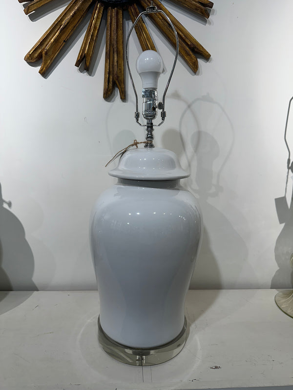 Sakura Lidded Urn Lamp