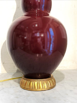 Garnet Glaze Lamp