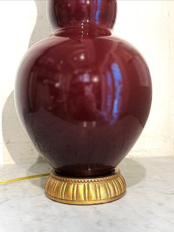 Garnet Glaze Lamp