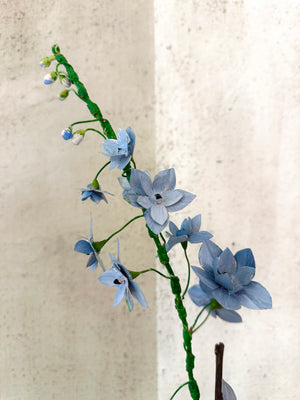 Blue Violet Pot Sculpture