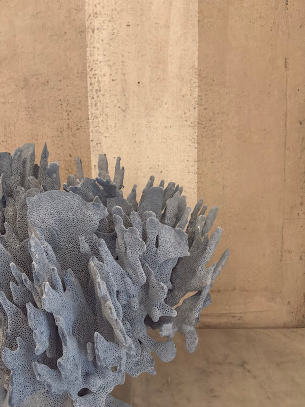 Cerulean Coral Sculpture