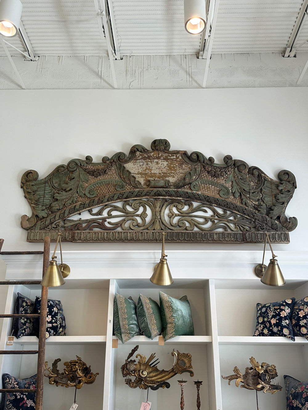 Antique Vittoria Wood Panel