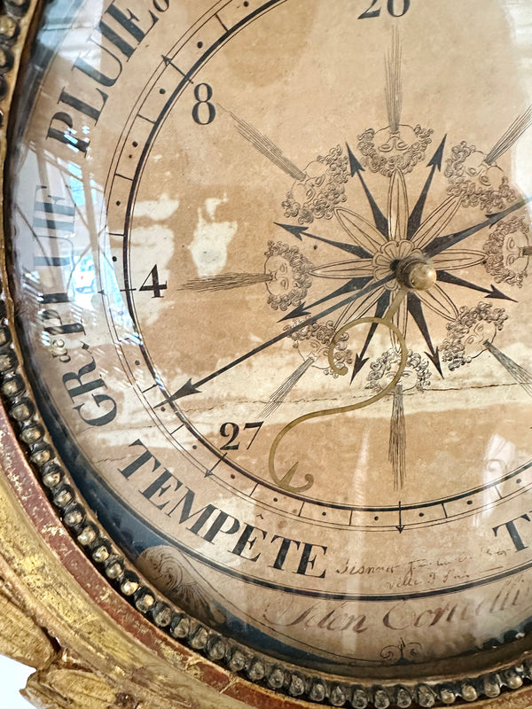 Clairmont Giltwood Barometer